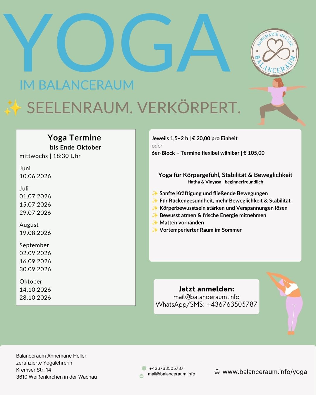 Kurs bis Ende Oktober